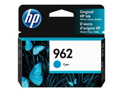 HP 962 (3HZ96AN) Cyan Original Ink Cartridge, 3HZ96AN#140, 36805193, Ink Cartridges & Ink Refill Kits - OEM