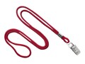 Brady RED ROUND WOVEN LANYARD W NICK, 2135-3256                     , 42077025, Office Supplies