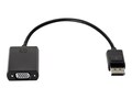 HP DisplayPort To VGA M F Adapter, Black, F7W97AA, 30877891, Adapters & Port Converters