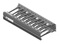 Chatsworth Motive\\u00ae Horizontal Cable Manager with No Cable Pass-Through Ports; 1U x 19\\ EIA W x 8.2\\D (2, 35432-701, 42243862, Rack Cable Management Chatsworth Motive\\u00ae Horizontal Cable Manager with No Cable Pass-Through Ports; 1U x 19\\ EIA W x 8.2\\D (2, 35432-701, 42243862, Rack Cable Management