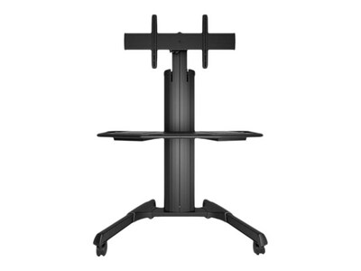 Chief Manufacturing Scratch & Dent Large Fusion Manual Height Adjustable Mobile AV Cart for 42-86 Displays - Black, LPAUB                         , 42009554, Stands & Mounts - Digital Signage & TVs