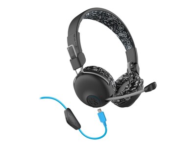 JLab JBuddies Play Gaming Kids Headset, GHBJPLAYRBLKGRY4, 41613263, Headsets (w/ microphone)