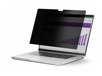 StarTech.com Removable and Reversible Magnetic Anti-Glare Privacy Screen Filter for 14-inch MacBook Pro 21 23 , 142MM-PRIVACY-SCREEN, 41766907, Glare Filters & Privacy Screens