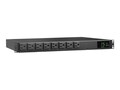 Tripp Lite Single-Phase Metered Automatic Transfer Switch PDU, 1.4kW, 2 120V 5-15P 15A Inputs, 8 5-15R Outputs, PDUMH15ATS, 41301298, Power Distribution Units