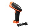 Ambir USB Barcode Scanner - Black Orange , BR100-BL                      , 41876787, Bar Code Scanners