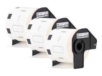 Brother 3PK Small Address Pap 800 LBL , DK12093PK, 41185638, Paper, Labels & Other Print Media