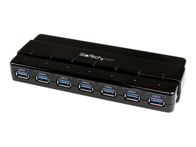 Plug and Play Computer & Networking 7 Ports USB 3.0 HUB White Color : Black Support 1TB Super Speed 5Gbps 