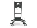 Bretford Manufacturing Explorer Display Cart for Displays up to 86 and 200 lbs, ETCM-SB, 41663358, Stands & Mounts - Digital Signage & TVs