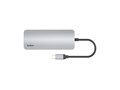 Belkin 6-Port USB-C Hub and Docking Station w  USB-C to 2xUSB-A,1xUSB-C, 1xEthernet, 1x4K HDMI - Gray, AVC008BTSGY, 41198757, Docking Stations & Port Replicators