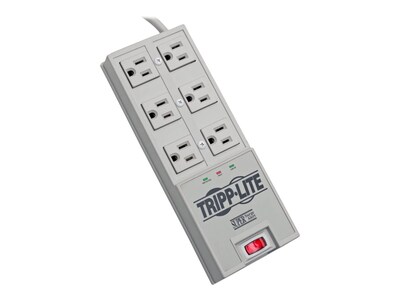 Tripp Lite Protect It! Surge (6) Outlet (4 Transformers) 6ft Cord 2420 Joules, TR-6, 19340, Surge Suppressors Tripp Lite Protect It! Surge (6) Outlet (4 Transformers) 6ft Cord 2420 Joules, TR-6, 19340, Surge Suppressors