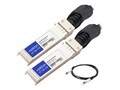 AddOn Arista Compatible 10GBase-CU SFP+ to SFP+ Passive Twinax Direct Attach Cable, 7m, CAB-SFP-SFP-7M-AO, 41055237, Cables