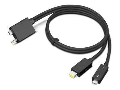 Lenovo ThinkPad Thunderbolt 4 WorkStation Dock Split Cable, 0.7m, 4X91K16970, 41526954, Cables Lenovo ThinkPad Thunderbolt 4 WorkStation Dock Split Cable, 0.7m, 4X91K16970, 41526954, Cables