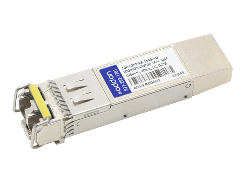 AddOn 10GBase-CWDM SFP+ 1550nm 40km LC SM Transceiver (Brocade  (10G-SFPP-ER-1550-AO)