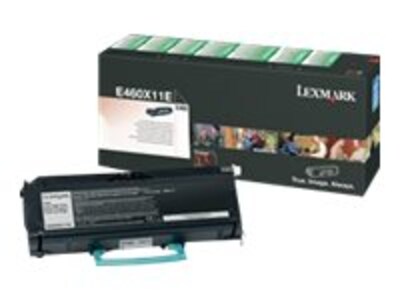 Lexmark Black Extra High Yield Return Program Toner Cartridge for E460 Series Printers, E460X11A, 9163738, Toner and Imaging Components - OEM Lexmark Black Extra High Yield Return Program Toner Cartridge for E460 Series Printers, E460X11A, 9163738, Toner and Imaging Components - OEM