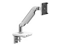 Humanscale M2.1 Monitor Arm For Single Monitor With M connect 3 Charging Hub - White w  Polished Aluminum, M21M31CWDTWNA                 , 41975618, Mounting Hardware - Miscellaneous