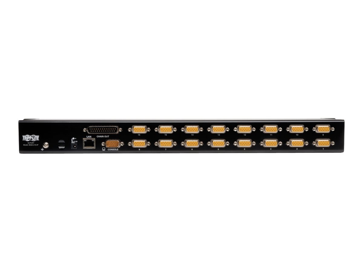 Tripp Lite KVM Switch 16-Port 1U Rack-Mount USB PS2 w On-Screen (B022-U16-IP