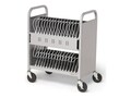 Bretford Manufacturing 16-Unit CUBE Transport Cart Pro w  Opti-Sense, Charcoal, TVCTPD16PS-CK                 , 42126553, Computer Carts