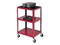 Bretford Manufacturing Adjustable AV Cart, Black, A2642, 21016327, Furniture - Miscellaneous Bretford Manufacturing Adjustable AV Cart, Black, A2642, 21016327, Furniture - Miscellaneous