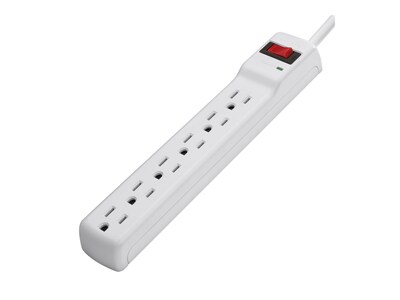 Belkin 6-Outlet 312J Straight Plug Surge Protector w 3ft Cord, On-Off Switch - White , F5C047, 11606121, Surge Suppressors Belkin 6-Outlet 312J Straight Plug Surge Protector w 3ft Cord, On-Off Switch - White , F5C047, 11606121, Surge Suppressors