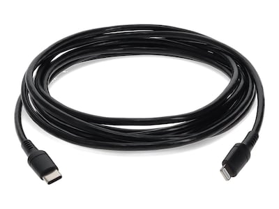 AddOn USB 3.1 Type C Male to Lightning Male Sync and Charge Cable, Black, 3m, USBC2LGT3MB, 41294978, Cables AddOn USB 3.1 Type C Male to Lightning Male Sync and Charge Cable, Black, 3m, USBC2LGT3MB, 41294978, Cables