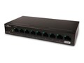 Luxul 8 Port Unmanaged PoE+ Switch, SW-100-08P, 41634611, Switch Boxes