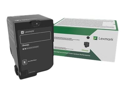 Lexmark Black Return Program Toner Cartridge for CS720, CS725 & CX725 Series, 74C10K0, 31439876, Toner and Imaging Components - OEM