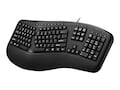 Adesso Ergonomic Keyboard with Hot Keys, AKB-150UB, 41420085, Keyboards & Keypads