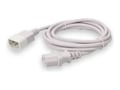 AddOn C13 to C14 18AWG 10A 100-250V Power Extension Cable, White, 5ft, ADD-C132C1418AWG5FTWE, 41499372, Power Cords AddOn C13 to C14 18AWG 10A 100-250V Power Extension Cable, White, 5ft, ADD-C132C1418AWG5FTWE, 41499372, Power Cords
