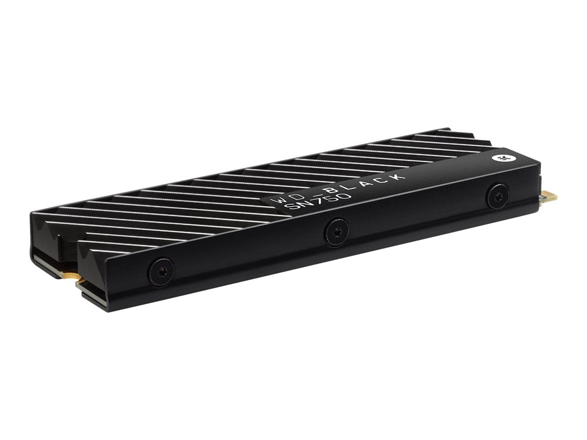 Western Digital 2TB WD Black SN750 PCIe Gen 3 8Gb s x4 NVMe M.2 2280  Internal Solid State Drive w Heatsink