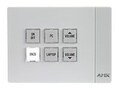AMX MASSIO 6-Button Ethernet CONTROLPAD,Land , FG2102-06L-W, 37541370, Video Conference Room Hardware