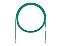 Panduit CAT6 UTP 28AWG LSZH Copper Patch Cable, Green, 1ft, UTP28SP1GR, 41063904, Cables