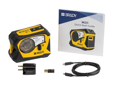 Brady M211 Portable Bluetooth Label Printer w  Accessory Kit, M211-KIT                      , 41930836, Printers - Label