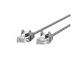 Belkin CAT6 28AWG UTP RJ-45 M M Slim Snagless Molded Ethernet Patch Cable, Gray, 15ft, CE001B15-S, 41060351, Cables Belkin CAT6 28AWG UTP RJ-45 M M Slim Snagless Molded Ethernet Patch Cable, Gray, 15ft, CE001B15-S, 41060351, Cables