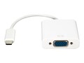 QVS Thunderbolt 3 USB-C to VGA Video Converter, White, USBCVGA-MF, 34097787, Adapters & Port Converters