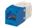 Panduit Mini-Com Cat6 Modular Jack, 8-Position, 8-Wire, Blue, CJ688TGBU, 10769041, Premise Wiring Equipment