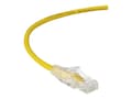 Black Box Slim-Net CAT6 28AWG 250MHz Patch Cable, Yellow, 5ft, C6PC28-YL-05, 32892921, Cables Black Box Slim-Net CAT6 28AWG 250MHz Patch Cable, Yellow, 5ft, C6PC28-YL-05, 32892921, Cables