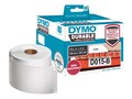 DYMO 2.3 x 4 LW Durable White Poly Labels (300 Labels), 1933088, 34635717, Paper, Labels & Other Print Media