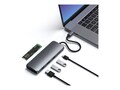 Satechi USB-C HYBRID MULTIPORT ADAPTER, ST-UCHSEM , 42015291, Docking Stations & Port Replicators Satechi USB-C HYBRID MULTIPORT ADAPTER, ST-UCHSEM , 42015291, Docking Stations & Port Replicators
