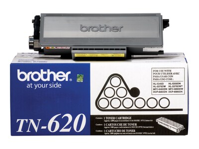 Brother Black TN620 Standard Yield Toner Cartridge, TN620, 9532097, Toner and Imaging Components - OEM