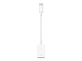 Apple USB-C to USB Type A M F Adapter, White, MW5L3AM/A                     , 41828251, Adapters & Port Converters