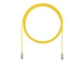 Panduit CAT6 UTP 28AWG LSZH Copper Patch Cable, Yellow, 25ft, UTP28SP25YL, 41311234, Cables