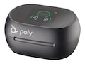 HP Poly Voyager Free 60+ UC Earbuds w  BT700 USB A Adapter & Touchscreen Charge Case - Carbon Black, 7Y8G3AA, 41715938, Earphones