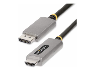 StarTech.com 8K 60Hz HDR10 DisplayPort to HDMI Adapter Cable, 2m, 133DISPLAYPORTHDMI21, 41698945, Cables