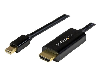 StarTech.com Mini DisplayPort to HDMI M M Adapter Cable, Black, 5m, MDP2HDMM5MB, 32331664, Cables