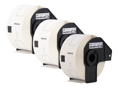 Brother 3PK Large Address Pap 400 LBL , DK12083PK, 41185563, Paper, Labels & Other Print Media Brother 3PK Large Address Pap 400 LBL , DK12083PK, 41185563, Paper, Labels & Other Print Media
