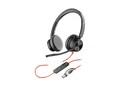 HP Poly Blackwire 8225 Stereo USB-C Headset w  USB-C A Adapter, 8X223AA, 41772442, Headsets (w/ microphone)