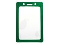 Brady Clear Vinyl Vertical Badge Holder with Green Color Frame, 2.25 x 3.44, 100-Pack, 1820-3004 , 42076887, Office Supplies Brady Clear Vinyl Vertical Badge Holder with Green Color Frame, 2.25 x 3.44, 100-Pack, 1820-3004 , 42076887, Office Supplies