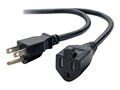 Belkin AC Power Extension Cable, 6ft, F3A110-06, 9200412, Power Cords