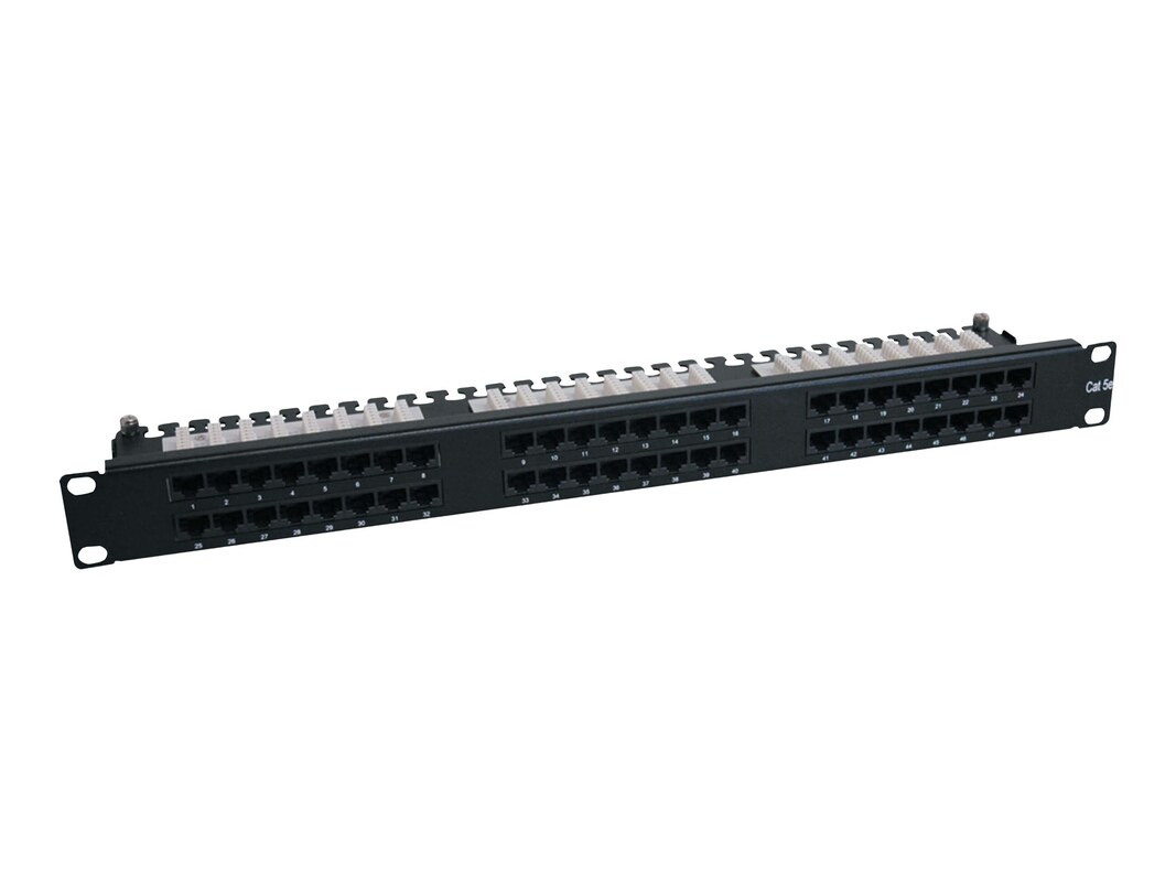 48-Port Cat6 110-Type Patch Panel (TAA Compliant)