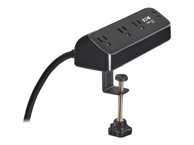 Eaton 3-OUT SURGE 2 USB-C 900J CLAMP, TLP310U30CLAMPB               , 42003151, Surge Suppressors
